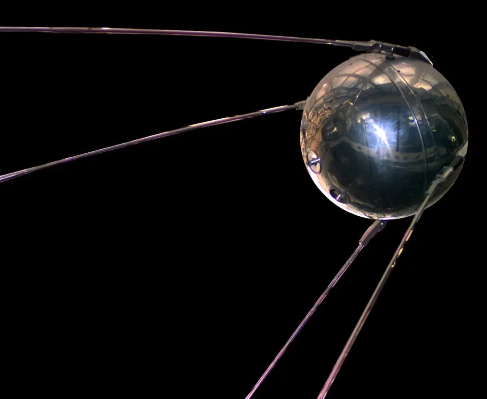 Une réplique de Spoutnik 1 conservée au National Air and Space Museum.
