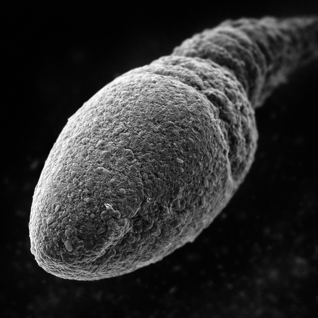 Spermatozoïde, microscopie électronique