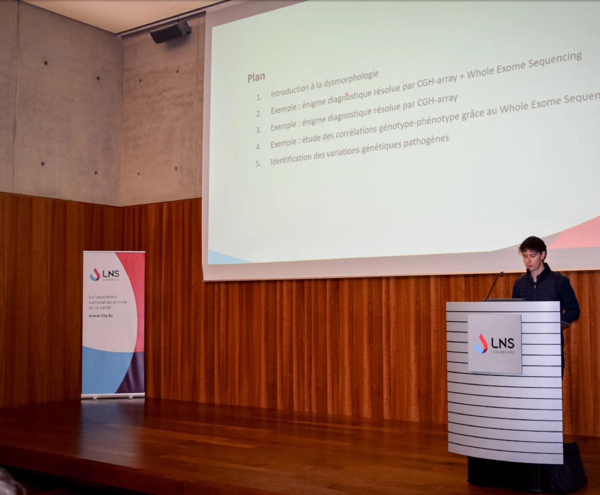 Guillaume Jouret lecturing at the ANLD conference 2023 in Luxembourg