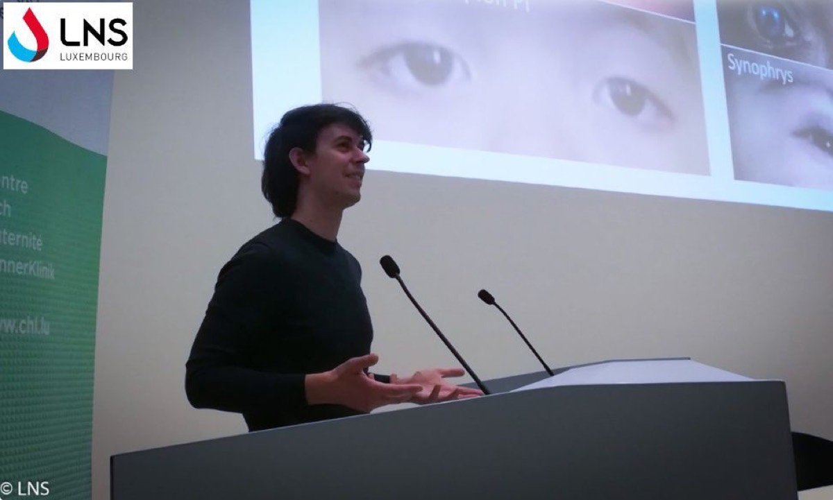 Guillaume Jouret giving the dysmorphology seminar at the CHL Centre in Luxembourg